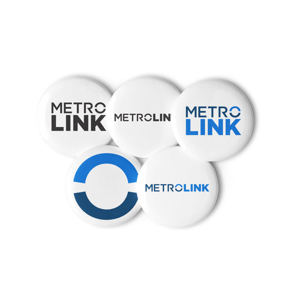 Metrolink Pin Button (Set of 5)