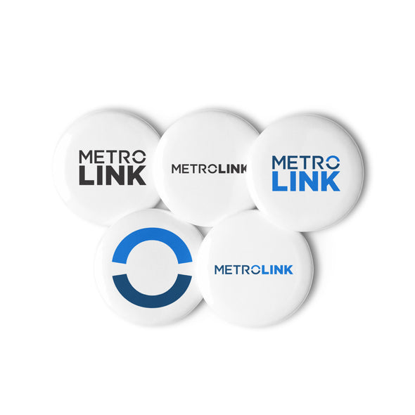 Metrolink Pin Button (Set of 5)