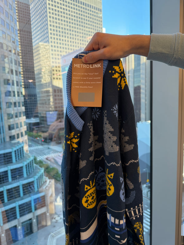 Metrolink Holiday Sweater 2025