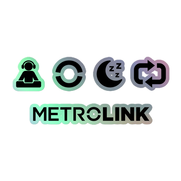 Metrolink R.T.S.R. Holographic Sticker