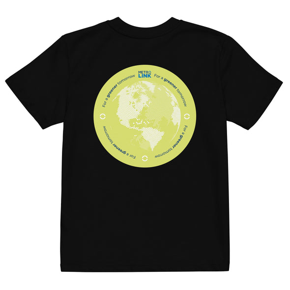 Earth Day Greener Tomorrow (Round) Organic Kids T-Shirt