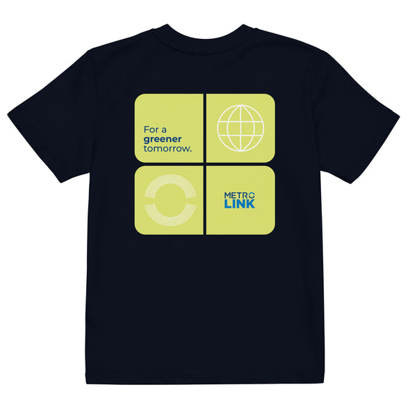 Earth Day Greener Tomorrow (Tiles) Organic Kids T-Shirt