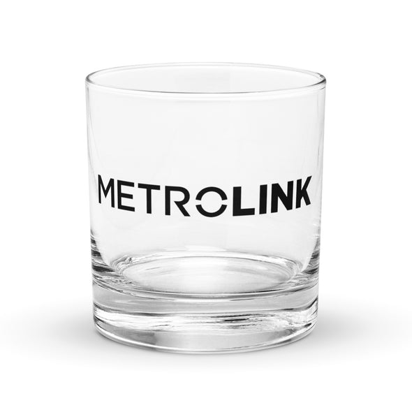 Metrolink Rocks Glass