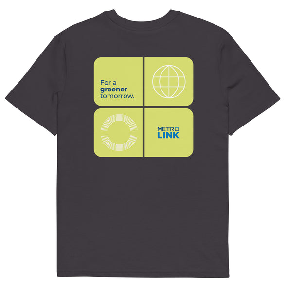 Earth Day Greener Tomorrow (Tiles) Unisex Organic T-Shirt