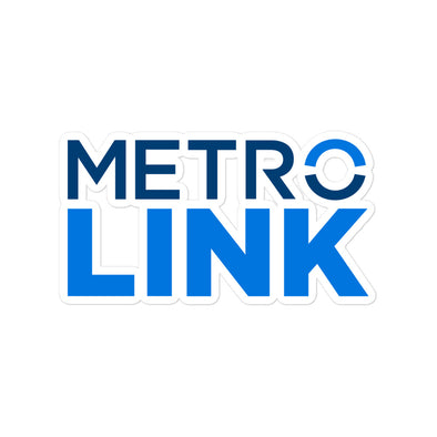 Metrolink (stacked) Sticker